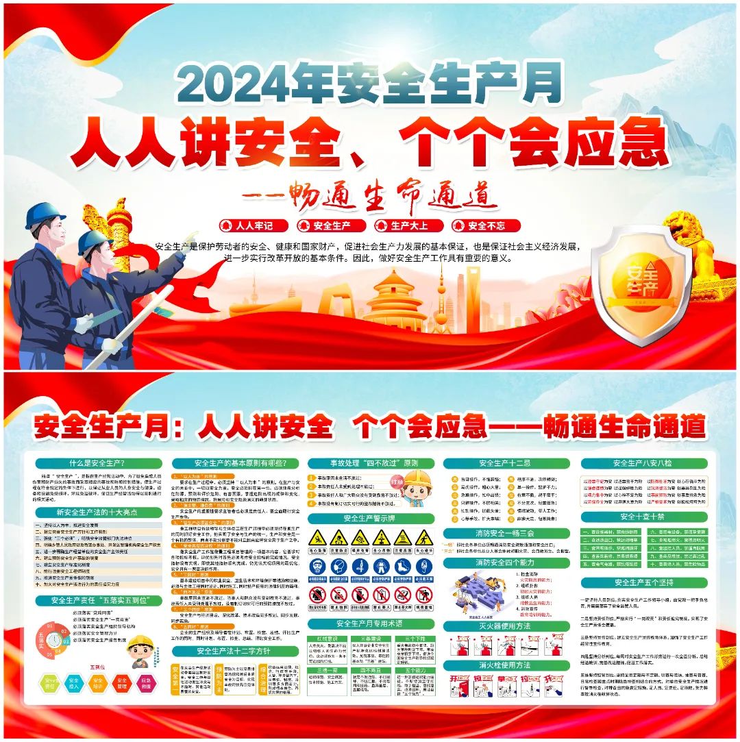 图片[5]-2024安全生产月海报、挂图，PSD文件直接印刷！-EHS文库网